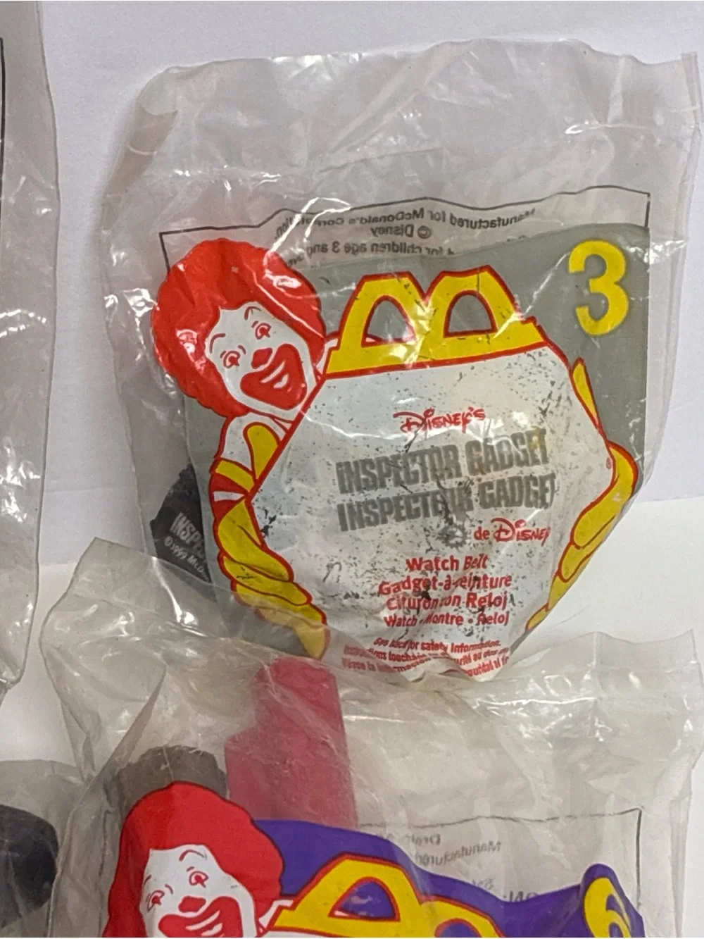 McDonald’s Inspector Gadget 1999 Complete Set 1-8 NIB SEALED Happy Meal Toys VTG